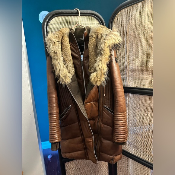 Rudsak Sia coat in brown, size XS - Picture 3 of 5
